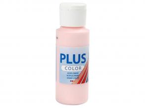 Plus Color Acrylfarbe, Zartrosa, 60 ml