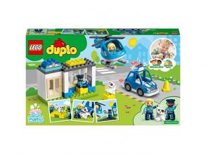 LEGO DUPLOŽ: Polizeistation und Hubschrauber (10959)