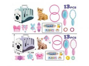 Cute Pet Kätzchen Träger Spielzeug-Set in zwei Versionen