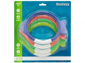 Bestway: Lil' Fish Fisch Tauchring 4er-Set