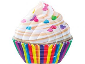 Cupcake aufblasbare Matratze 142x135 cm - Intex