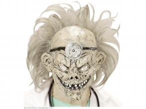 3/4 MASKE ZOMBIEDOKTOR MIT PERÜCKE