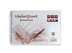 Holzspiral-Notizbuch B/5 32 Blatt, 120g