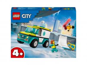 LEGOŽ City: Krankenwagen und Snowboarder (60403)