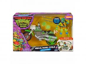 Teenage Mutant Ninja Turtles Ninja Kick Cycle Motorrad mit Leon