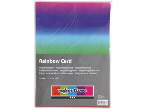 Regenbogenpapier A4 180gr, 10 Blatt