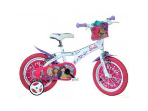 Barbie rosa und weißes Fahrrad in Größe 16