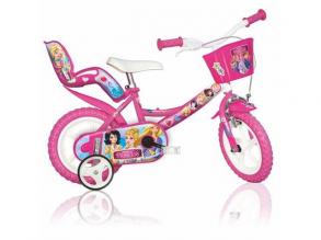 Prinzessin rosa Kinderfahrrad Größe 12 - Dino Bikes Fahrräder