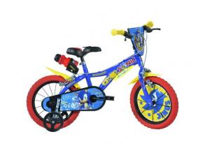 Sonic blau-gelb Kinderfahrrad Größe 14 - Dino Bikes Fahrräder