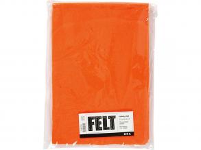 Hobby Filz Orange A4, 10 Blatt