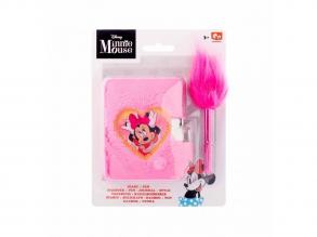 Plüsch-Tagebuch mit Stift - Minnie