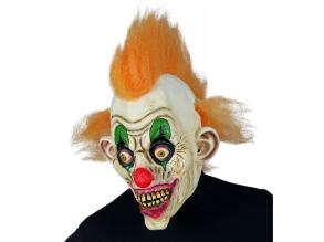 HORROR ZIRKUS CLOWN VOLLKOPFMASKE MIT HAAREN