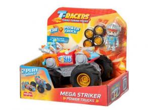 T-Racers: 2 in 1 mit Mega Striker Super-Terrain-Figur