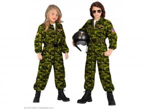 KAMPFJETPILOT UNISEX KINDER KOSTÜM