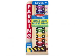 Auto-Parkplatzturm aus Holz, Farbe nach Zahlen - Melissa & Doug