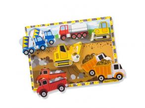 Dickes Holzpuzzle mit 6 Teilen - Melissa & Doug