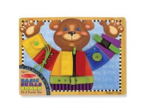 Anzieh-Teddybär Holzspielzeug - Melissa & Doug