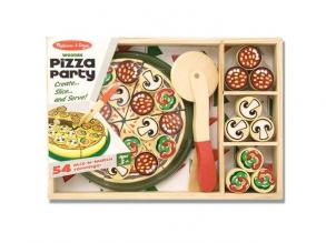 Backen und Kochen Pizza Party Holzspielzeug Set - Melissa & Doug