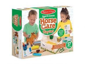 Pferdespielzeugset mit Plüschpferd - Melissa & Doug