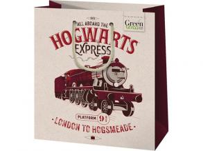 Grünes Gras Harry Potter Hogwarts Express mittlere Größe Premium-Geschenk-Tasche 18x10x23cm