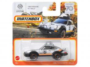 Matchbox: 1985 Porsche 911 Rallye Kleinwagenmodell 1/64 - Mattel