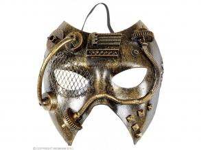 KUPFERFARBENE STEAMPUNK MASKE