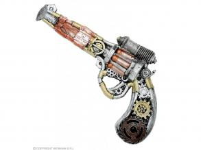 STEAMPUNK REVOLVER AUS SCHAUMLATEX 32 cm