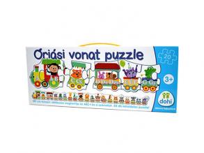 Riesiges Zugpuzzle mit Buchstaben und Zahlen - D-Toys