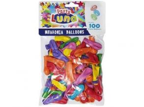 Bunte Wasserballons Packung mit 100 Luftballons