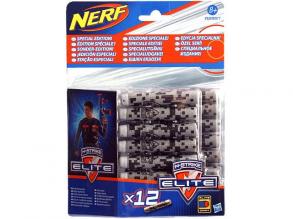 Nerf: N-Strike Grey SpongeBall 12pc - Hasbro