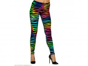 "80er JAHRE LEGGINGS NEON BUNT TIGERPRINT" KOSTÜM FÜR DAMEN