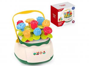 Happy World: Blumenkorb Form Kommissionierung Geschicklichkeit entwickeln Baby-Spielzeug