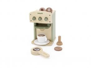 Kaffeemaschine mit Zubehör in Pastellgrün