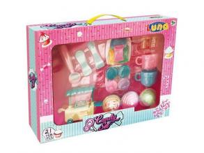 Luna: Muffin Cake Set mit Wagen 21-teiliges Set