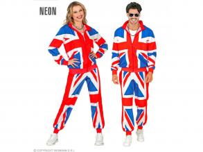 U.K. PARTY FASHION TRAININGSANZUG UNISEX KOSTÜM FÜR ERWACHSENE