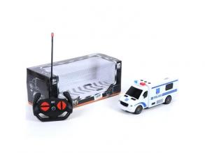 RC Ferngesteuerter Polizeiwagen mit Licht und Sound 1/24