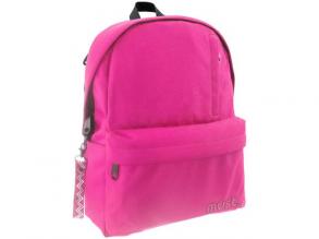 Must: Rosa vier Fächer abgerundete Schultasche, Rucksack 32x17x42cm