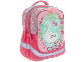 Muss: Schwan ergonomische Schultasche, Rucksack 30x16x42cm