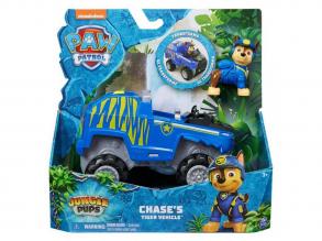 Paw Patrol: Jungle Pups Chase Minifigur mit Tigerfahrzeug - Spin Master