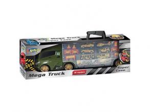 Mega Military Truck Portable Toy Set 16tlg.