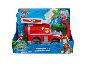 Paw Patrol: Jungle Pups Marshall Minifigur Deluxe mit Elefantenfahrzeug - Spin Master