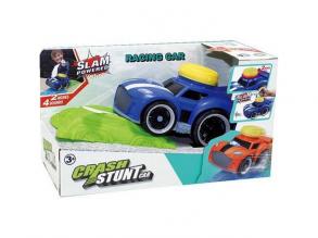 Slam Power blaues Rennauto mit Sound