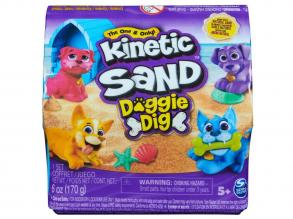 Kinetic Sand: Doggie Dig Sand Clay Set 170g mit Überraschungsfigur - Spin Master