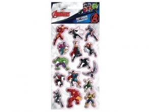 Avengers 3D puffy Aufkleber Set 10x22cm auf Bogen