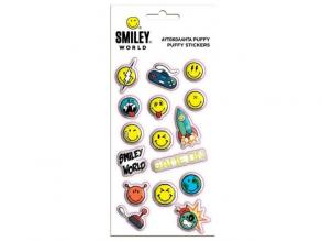 Smiley 3D Pufi Aufkleber Set 10x22cm Bogen