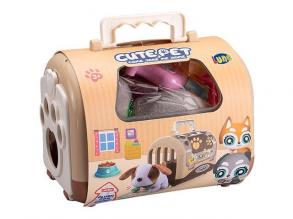 Cute Pet Welpe in Träger 12pcs Spielzeug Set