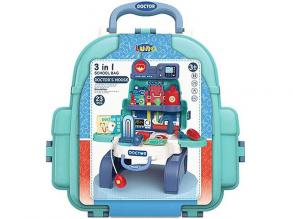 Arzt Spielzeug Set Rucksack in Lagerung 3 in 1 23pcs