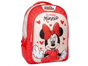 Muss: Be more Minnie Maus rote Schultasche, Rucksack 32x18x43cm