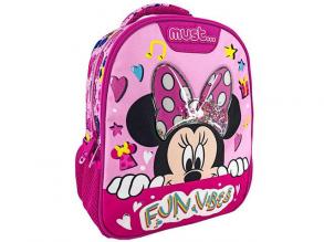 Minnie Mouse Fun Vibes 3D Muster Rucksack 27x10x31cm