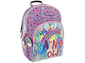 Muss... Regenbogen Energie Schultasche, Rucksack 33x16x45cm